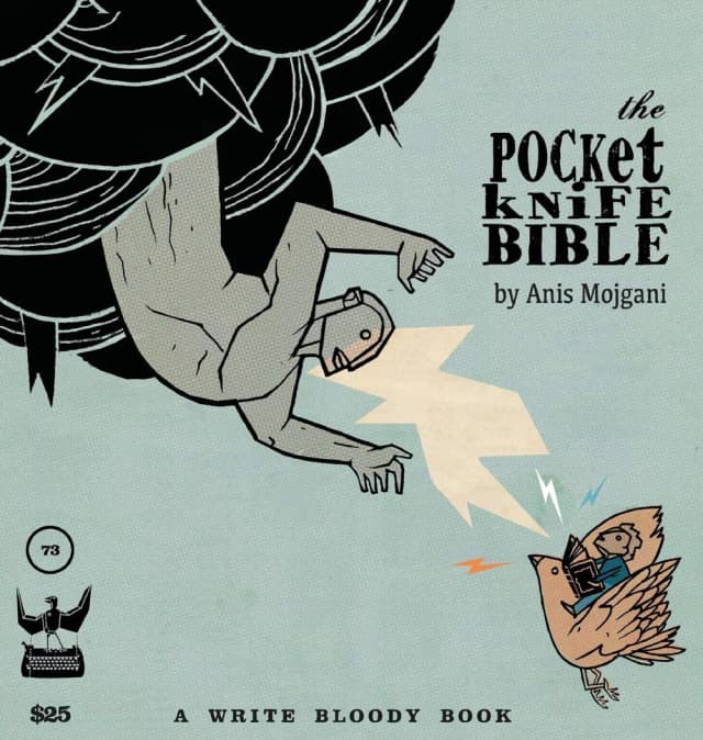 Cover of The Pocket Knife: the Poems and Art of Anis Mojgani