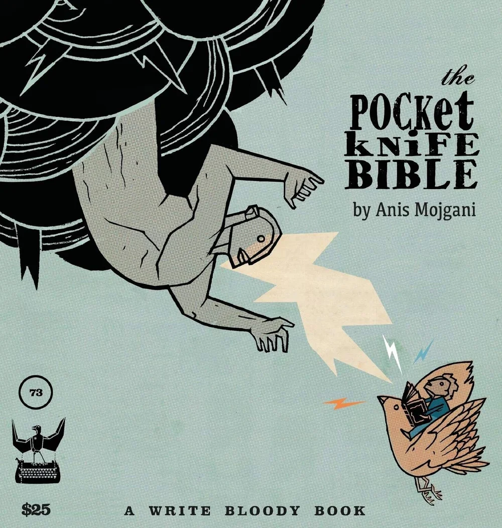 Cover of The Pocket Knife: the Poems and Art of Anis Mojgani